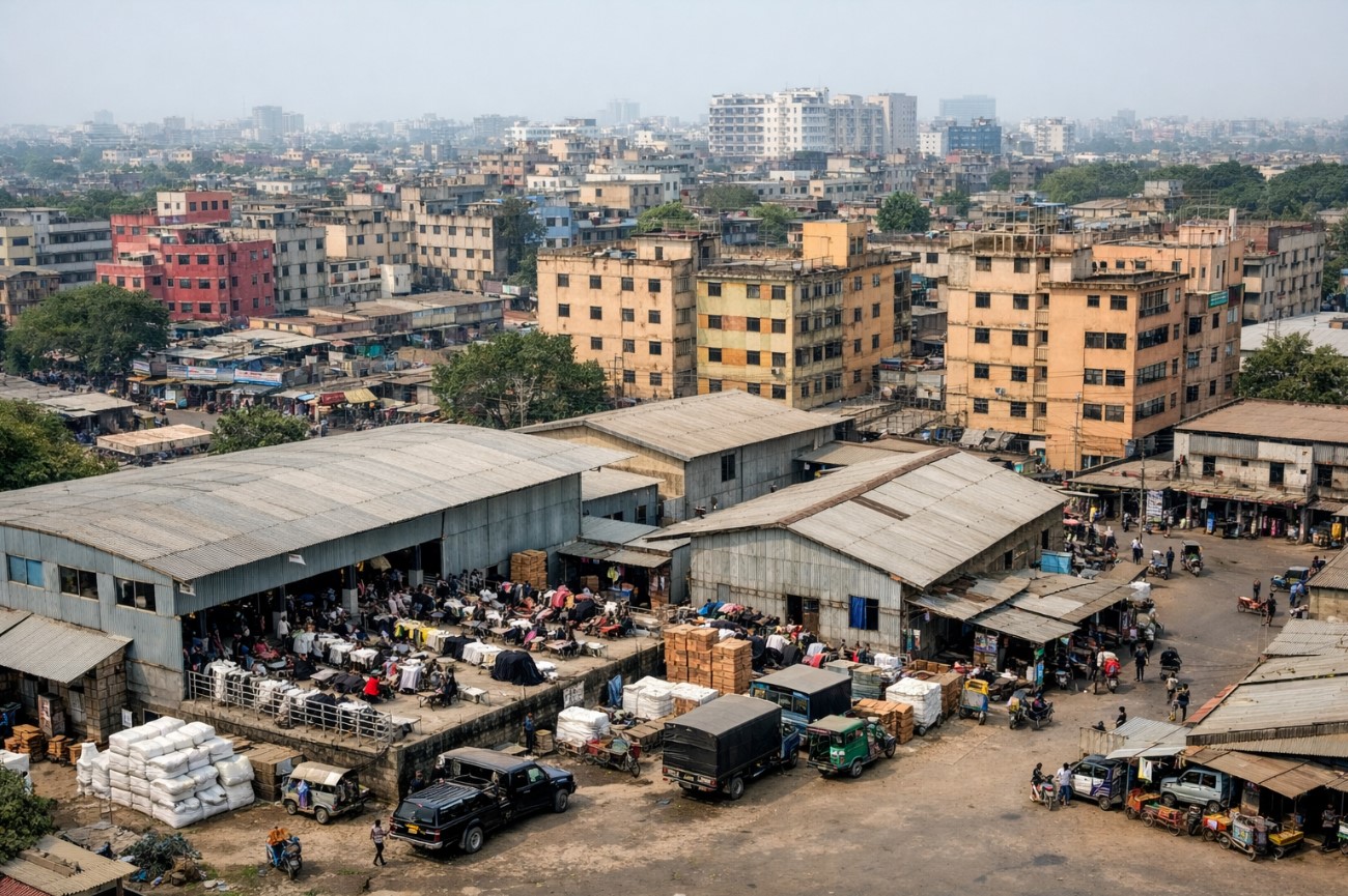 Dhaka garment banner